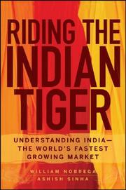 Cover of Riding the Indian tiger by William Nobrega