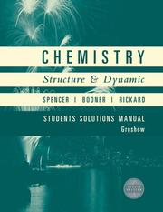 Front cover of Chemistry, Student Solutions Manual by James N. Spencer