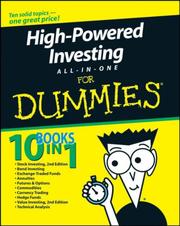Front cover of High-Powered Investing All-In-One For Dummies (For Dummies (Business & Personal Finance)) by Consumer Dummies