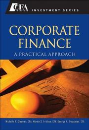 Cover of Corporate finance by Michelle R. Clayman