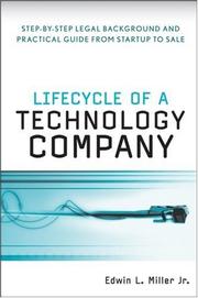 Front cover of Lifecycle of a Technology Company by Edwin L., Jr. Miller