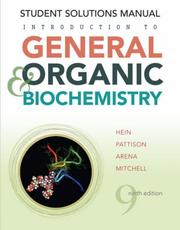 Front cover of Introduction to General, Organic, and Biochemistry by Morris Hein