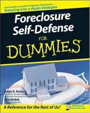 Cover of Foreclosure Self-Defense For Dummies (For Dummies (Business & Personal Finance)) by Ralph R. Roberts