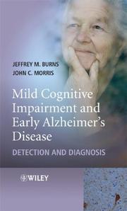 Front cover of Early diagnosis and treatment of mild cognitive impairment by Jeffrey M. Burns