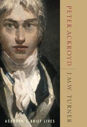 Cover of J.M.W. Turner by Peter Ackroyd