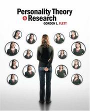 Front cover of Personality Theory and Research by Gordon L. Flett