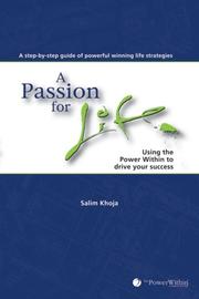 Front cover of A passion for life by Salim Khoja