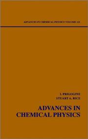 Cover of Advances in chemical physics by I. Prigogine