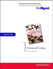 Cover of Professional Cooking Instructor's Guide by Wayne Gisslen