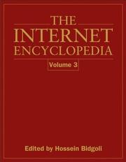 Cover of The Internet Encyclopedia by Hossein Bidgoli