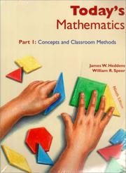 Front cover of Today's Mathematics, Parts 1 & 2, 9th Edition by James W. Heddens