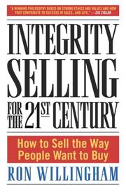 Cover of Integrity Selling for the 21st Century by Ron Willingham