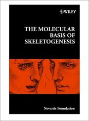 Front cover of The molecular basis of skeletogenesis by Gail Cardew