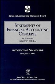 Front cover of 2004 Statement of Concepts (Accounting Standards Statements of Financial Accounting Concepts) by Financial Accounting Standards Board.