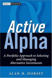 Cover of Active alpha by Alan H. Dorsey