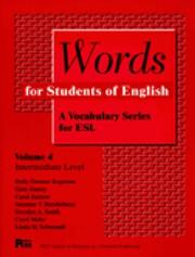 Front cover of Words for Students of English by Holly Deemer Rogerson