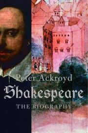 Cover of Shakespeare by Peter Ackroyd