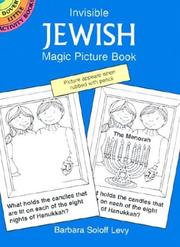 Front cover of Invisible Jewish Magic Picture Book by Barbara Soloff Levy