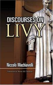 Front cover of Discourses on Livy by Niccolò Machiavelli