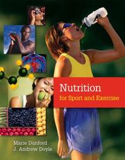 Front cover of Nutrition for sport and exercise by Marie Dunford