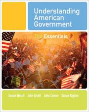 Front cover of Understanding American government by Susan Welch