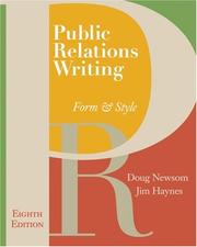 Cover of Public Relations Writing by Doug Newsom