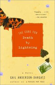 Cover of The cure for death by lightning by Gail Anderson-Dargatz