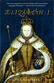 Front cover of Elizabeth I by Anne Somerset
