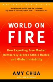 Cover of World on Fire by Amy Chua