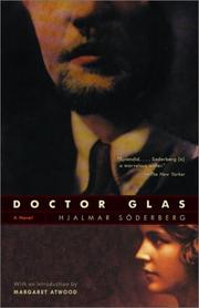 Cover of Doktor Glas by Hjalmar Söderberg