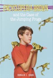Front cover of Encyclopedia Brown and the case of the jumping frogs by Donald J. Sobol