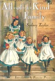 Front cover of All-of-a-Kind Family by Sydney Taylor