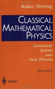 Cover of Classical mathematical physics by Walter Thirring