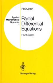 Cover of Partial differential equations by Fritz John