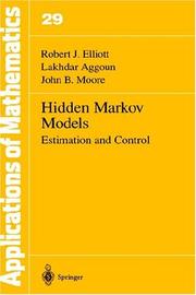 Cover of Hidden Markov models by Robert J. Elliott