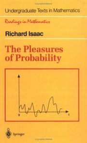 Front cover of The pleasures of probability by Richard Isaac