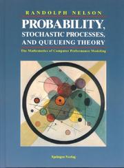 Cover of Probability, stochastic processes, and queueing theory by Randolph Nelson