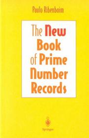 Cover of The new book of prime number records by Paulo Ribenboim