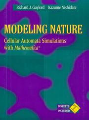 Front cover of Modeling nature by Richard J. Gaylord
