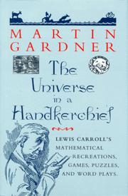 Front cover of The Universe in a Handkerchief by Martin Gardner