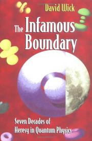 Cover of The infamous boundary by David Wick