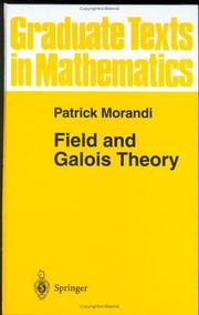 Cover of Field and Galois theory by Patrick Morandi