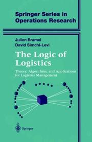 Front cover of The logic of logistics by Julien Bramel