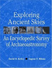 Front cover of Exploring ancient skies by David H. Kelley