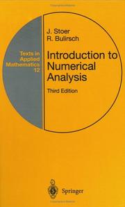 Front cover of Einführung in die numerische Mathematik by Josef Stoer