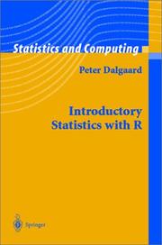 Cover of Introductory Statistics with R by Peter Dalgaard