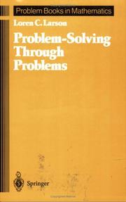 Cover of Problem Solving Through Problems by Loren C. Larson