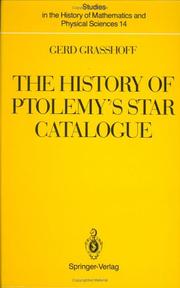 Front cover of The History of Ptolemy's Star Catalogue by Gerd Graßhoff