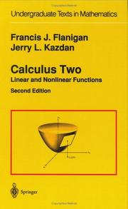 Cover of Calculus two by Francis J. Flanigan