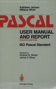Cover of Pascal user manual and report by Kathleen Jensen